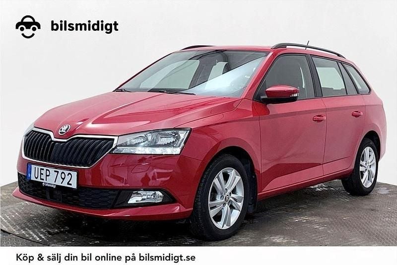 Röd Begagnad 2020 Skoda Fabia Style Kombi | 134 800 kr (Marknadspris) - Bild 1/3