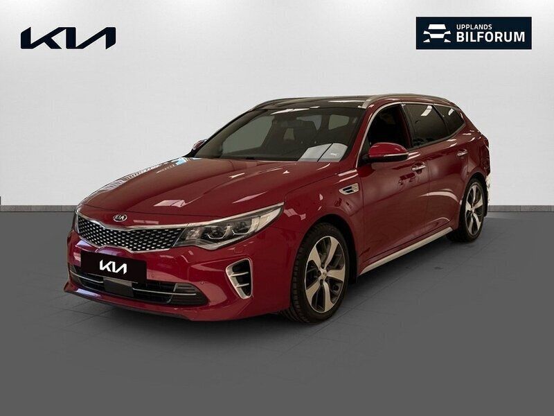 Röd Begagnad 2016 Kia Optima GT-Line Kombi | 179 000 kr (Marknadspris) - Bild 1/4