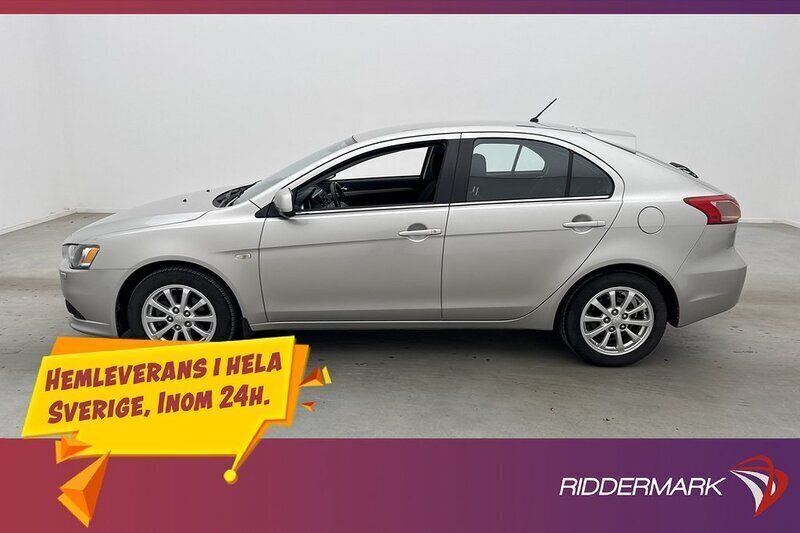 Silver Begagnad 2013 Mitsubishi Lancer Sportback Halvkombi | 89 800 kr (Dyr) - Bild 1/3