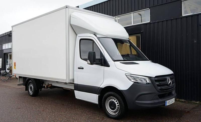 Vit Begagnad 2019 Mercedes Sprinter Van | 254 800 kr - Bild 1/4