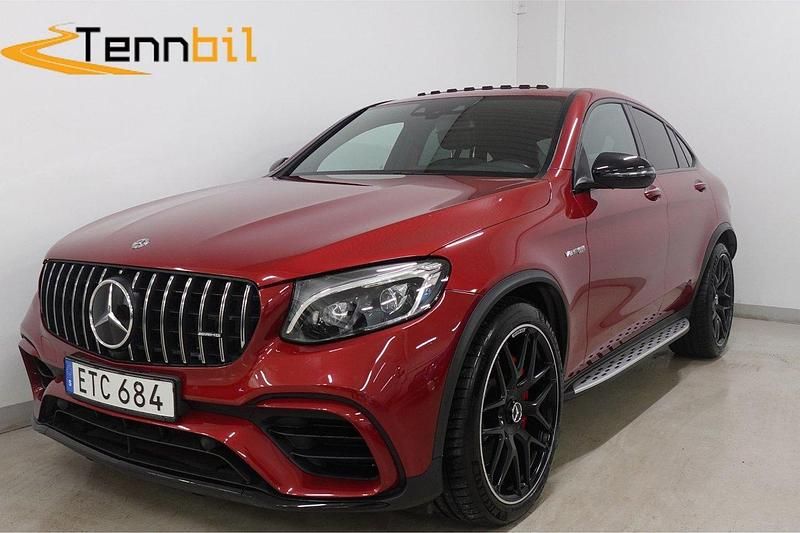 Röd Begagnad 2018 Mercedes GLC63 AMG AMG Sportkupé | 549 900 kr - Bild 1/4