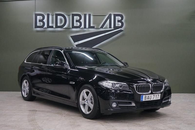 Svart Begagnad 2017 BMW 520 Kombi | 149 900 kr (Bra pris) - Bild 1/4