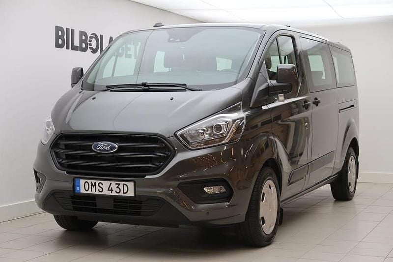 Grå Begagnad 2023 Ford Transit Custom Trend Kombi | 384 800 kr (Superpris) - Bild 1/4