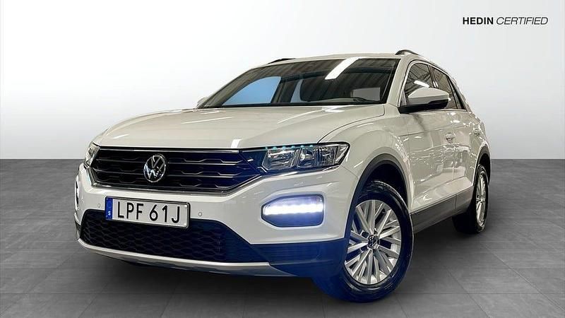 Vit Begagnad 2021 VW T-Roc SUV | 219 000 kr (Bra pris) - Bild 1/4