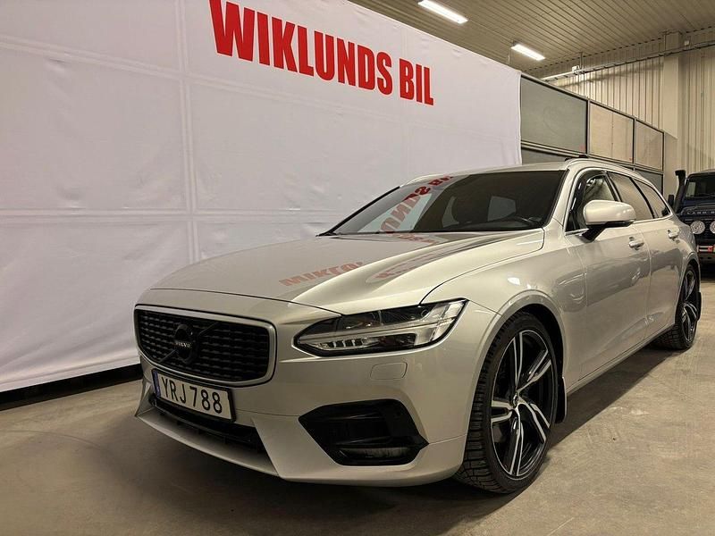 Silver Begagnad 2017 Volvo V90 R-Design Kombi | 309 900 kr (Marknadspris) - Bild 1/4