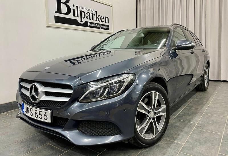 Mörkgrå Begagnad 2015 Mercedes C220 Kombi | 169 900 kr (Marknadspris) - Bild 1/3
