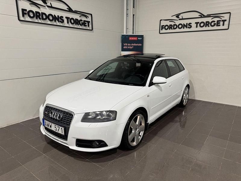 Vit Begagnad 2007 Audi A3 Sportback S-Line Halvkombi | 64 900 kr (Marknadspris) - Bild 1/4