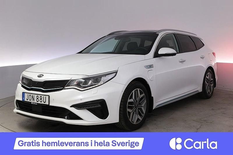 Vit Begagnad 2019 Kia Optima Advance Kombi | 208 900 kr (Marknadspris) - Bild 1/4