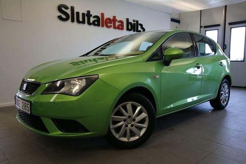 Begagnad Seat Ibiza Style 86 HK (63 kW) 2013 Grön Halvkombi