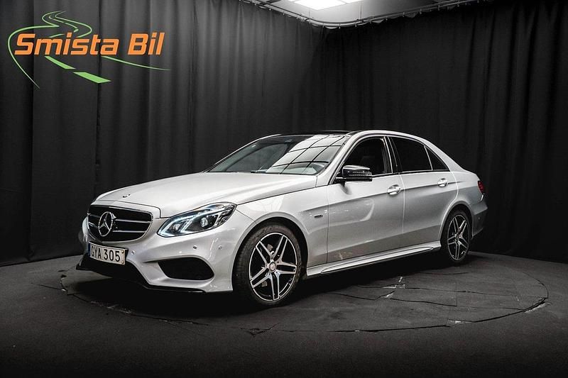 Silver Begagnad 2016 Mercedes E220 AMG Sedan | 249 800 kr (Marknadspris) - Bild 1/3