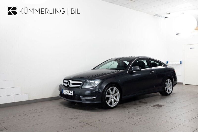 Svart Begagnad 2012 Mercedes C220 AMG Sportkupé | 114 900 kr (Bra pris) - Bild 1/4