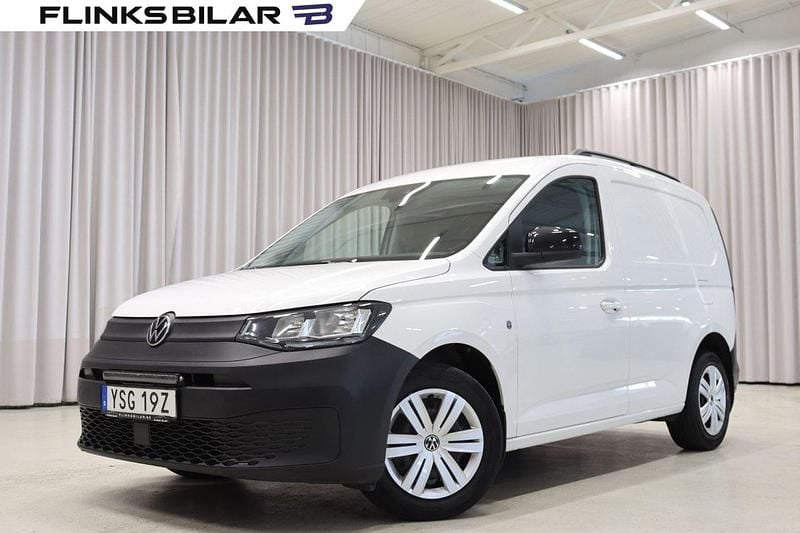 Vit Begagnad 2022 VW Caddy Minibuss | 249 900 kr (Superpris) - Bild 1/4