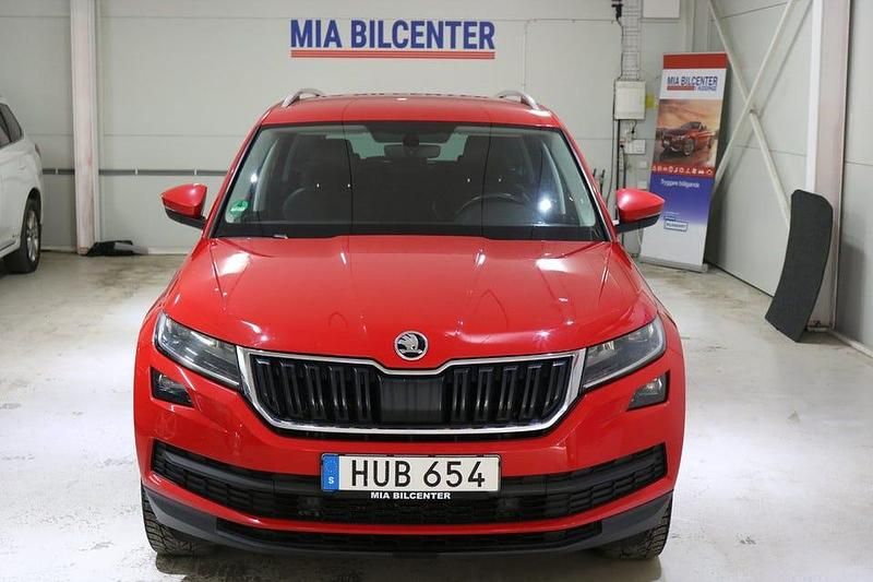 Begagnad Skoda Kodiaq Business Line 190 HK (139 kW) 2017 Röd SUV