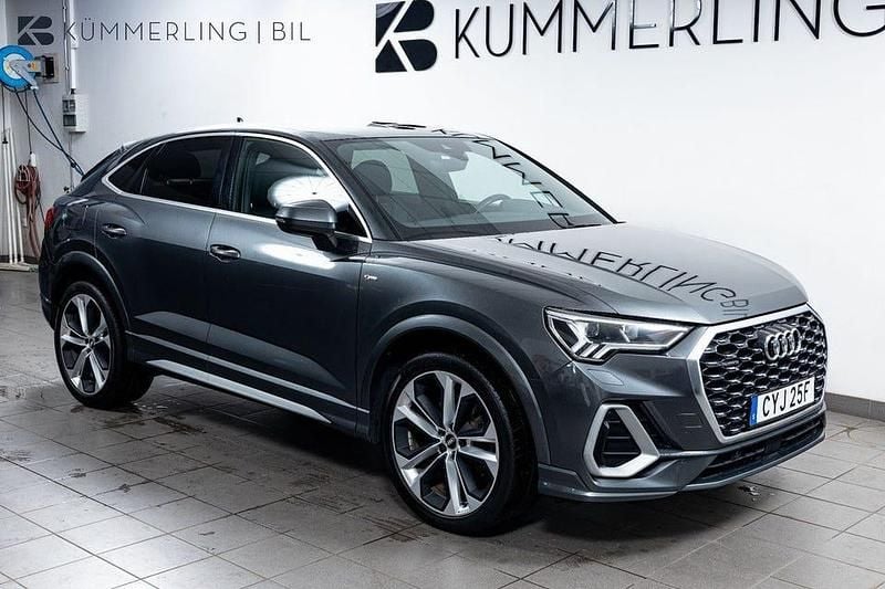 Begagnad Audi Q3 Sportback S-Line 230 HK (169 kW) 2019 Grå SUV