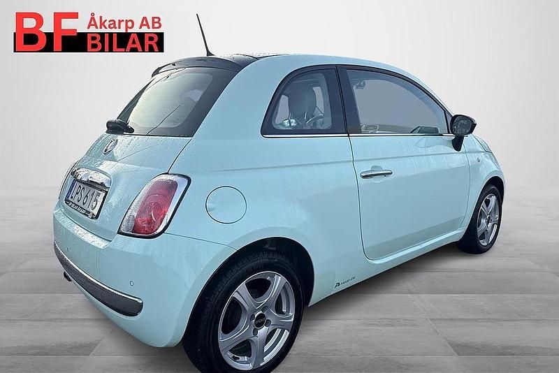 Begagnad Fiat 500 Lounge 69 HK (50 kW) 2014 Grön Halvkombi