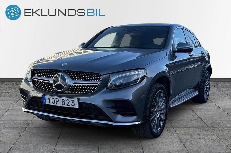 Begagnad Mercedes GLC350 AMG 326 HK (239 kW) 2018 Grå Sportkupé