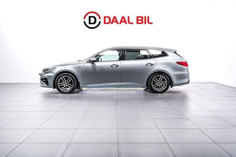 Begagnad Kia Optima Hybrid Sport 2019 Grå Sedan