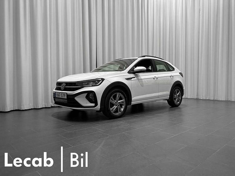 Pure white Begagnad 2023 VW Taigo R-line SUV | 214 500 kr (Bra pris) - Bild 1/4