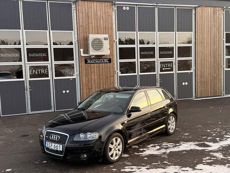 Begagnad Audi A3 200 HK (147 kW) 2007 Svart Halvkombi