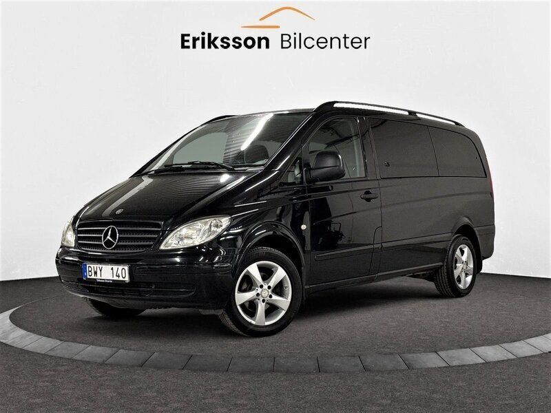 Svart Begagnad 2008 Mercedes Vito Minibuss | 64 900 kr (Lite dyr) - Bild 1/4