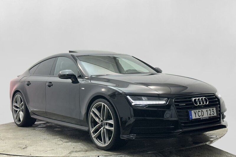 Begagnad Audi A7 S-Line 334 HK (245 kW) 2016 Svart Halvkombi