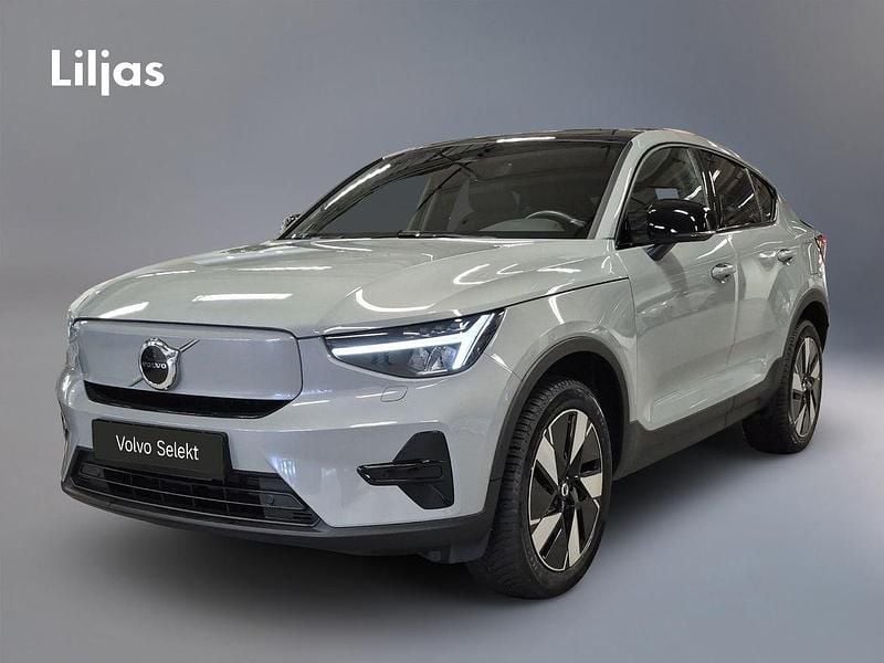 Grå Begagnad 2024 Volvo EC40 Core SUV | 389 000 kr (Marknadspris) - Bild 1/3