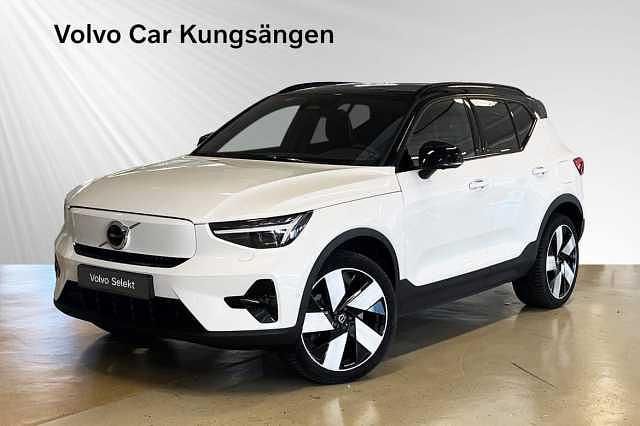 Vit Begagnad 2023 Volvo XC40 Single Motor Extended Range SUV | 449 900 kr - Bild 1/3