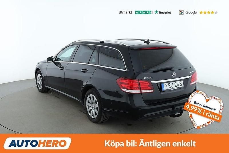 Begagnad Mercedes E220 171 HK (125 kW) 2016 Svart Kombi
