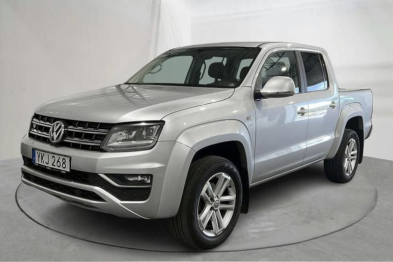 Silver Begagnad 2017 VW Amarok Highline Pickup | 280 000 kr (Superpris) - Bild 1/4