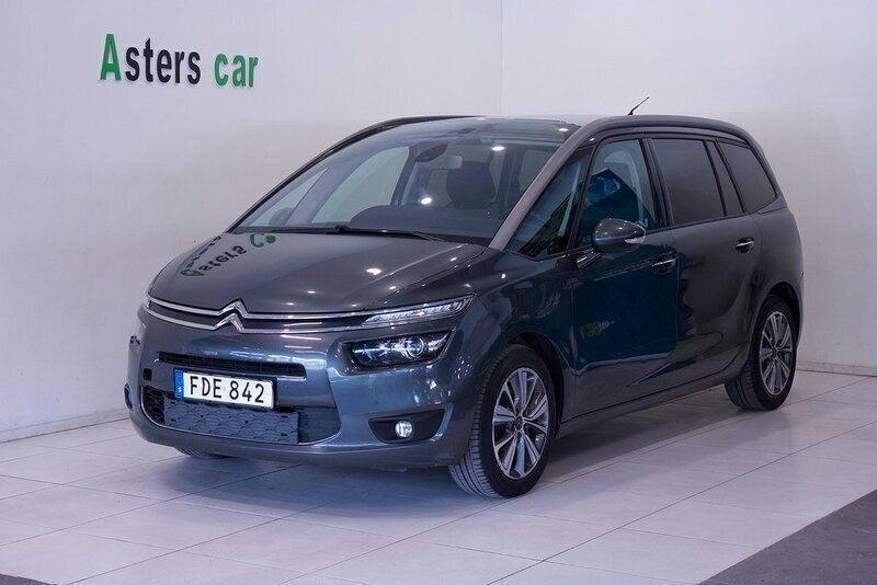 Grå Begagnad 2016 Citroën Grand C4 Picasso Minibuss | 119 000 kr (Marknadspris) - Bild 1/4
