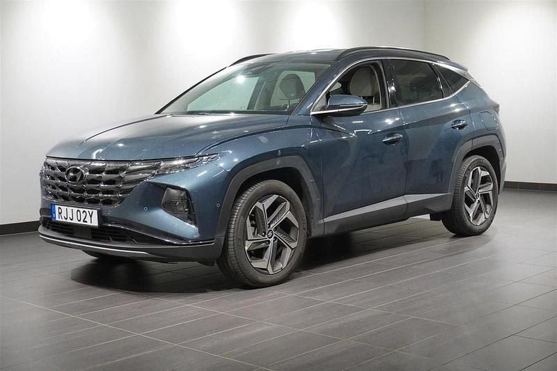 Blå Begagnad 2022 Hyundai Tucson Advanced SUV | 398 800 kr (Lite dyr) - Bild 1/2