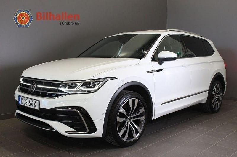Begagnad VW Tiguan Allspace R-line 200 HK (147 kW) 2021 Vit SUV