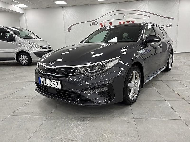 Begagnad Kia Optima Advance 205 HK (150 kW) 2019 Grå Kombi