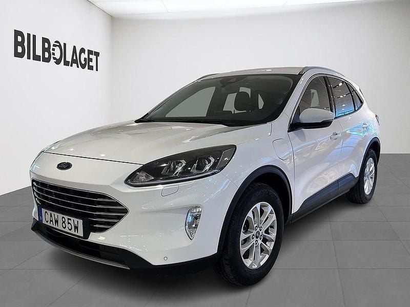 Vit Begagnad 2021 Ford Kuga Titanium SUV | 229 800 kr (Bra pris) - Bild 1/4