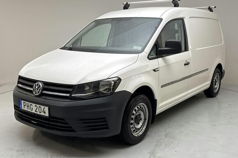 Vit Begagnad 2018 VW Caddy Minibuss | 139 000 kr - Bild 1/4