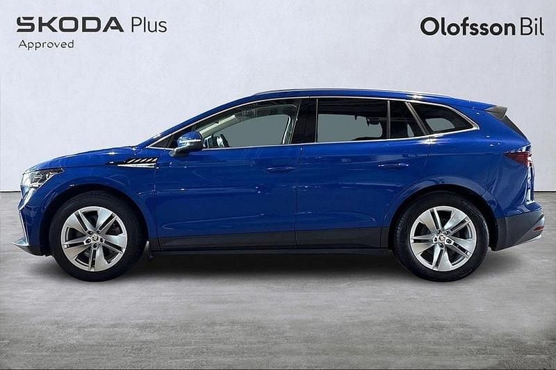 Blå Begagnad 2021 Skoda Enyaq iV SUV | 349 900 kr (Lite dyr) - Bild 1/4