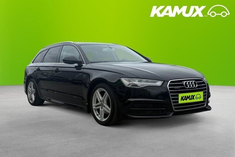 Svart Begagnad 2018 Audi A6 Ambition Kombi | 199 800 kr (Bra pris) - Bild 1/4