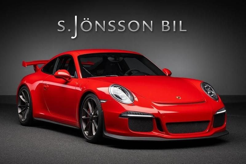 Guards red Begagnad 2015 Porsche 911 GT3 Sportkupé | 1 269 000 kr (Marknadspris) - Bild 1/4