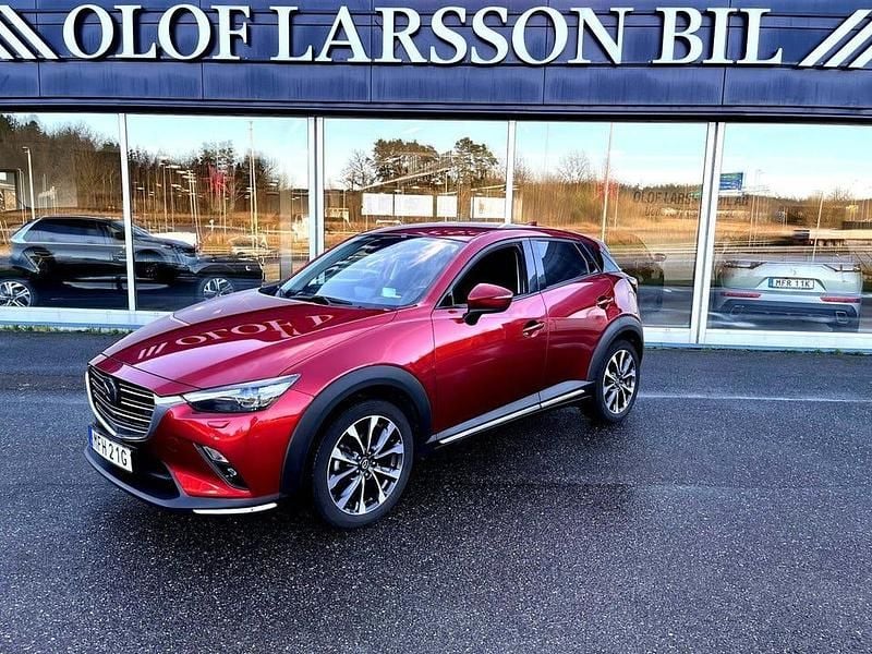 Röd Begagnad 2019 Mazda CX-3 Optimum SUV | 154 500 kr (Marknadspris) - Bild 1/4