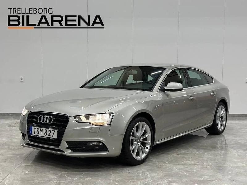 Begagnad Audi A5 Sportback Comfort 170 HK (125 kW) 2013 Silver Halvkombi
