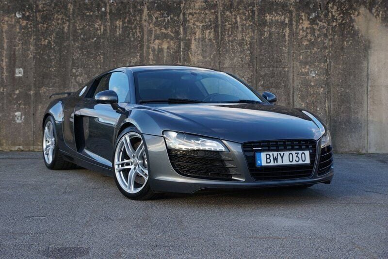 Grå Begagnad 2007 Audi R8 Coupé Sportkupé | 599 000 kr - Bild 1/4