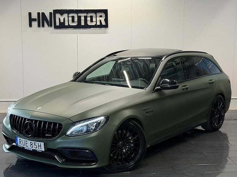 Begagnad Mercedes C63 AMG AMG 476 HK (350 kW) 2016 Mörkgrön Kombi