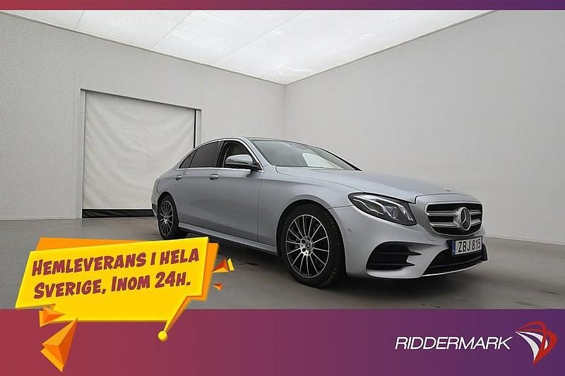 Begagnad Mercedes E350 AMG 258 HK (189 kW) 2017 Silver Sedan