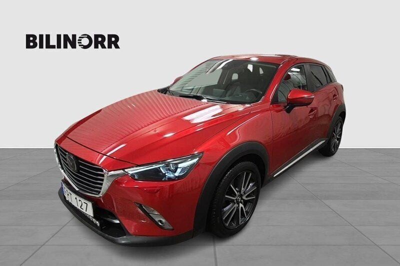 Röd Begagnad 2018 Mazda CX-3 Optimum SUV | 209 900 kr (Marknadspris) - Bild 1/4