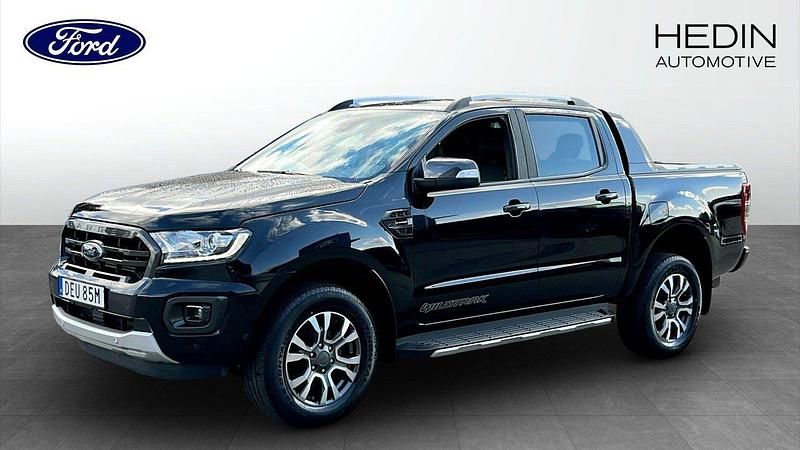 Svart (black) Begagnad 2020 Ford Ranger Wildtrack Pickup | 370 000 kr (Dyr) - Bild 1/4