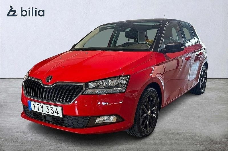 Röd Begagnad 2018 Skoda Fabia Style Halvkombi | 139 000 kr (Bra pris) - Bild 1/3