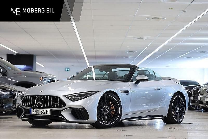 Silver Begagnad 2022 Mercedes SL63 AMG AMG Cab | 1 695 000 kr - Bild 1/3