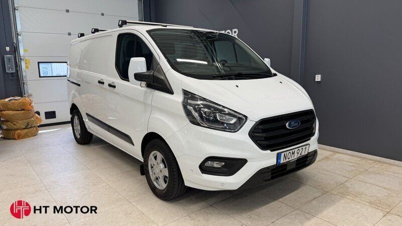 Vit Begagnad 2019 Ford Transit Custom Van | 184 900 kr (Marknadspris) - Bild 1/4