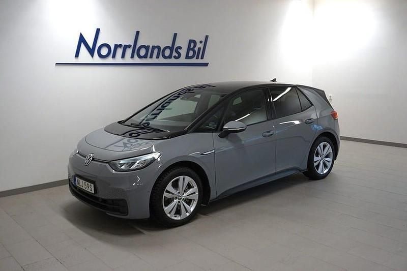 Begagnad VW ID.3 Edition 150 kW (204 HK) 2023 Moonstone grey black Halvkombi