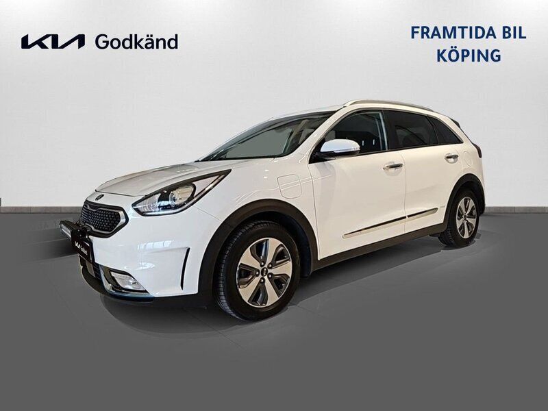 Vit Begagnad 2019 Kia Niro Advance SUV | 199 500 kr (Marknadspris) - Bild 1/4